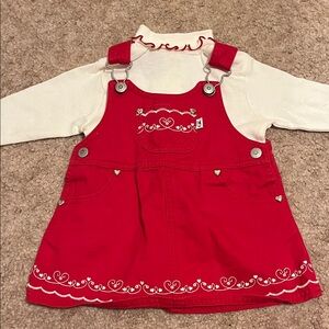 Baby Dr. Seuss Brand Red and White Garment
